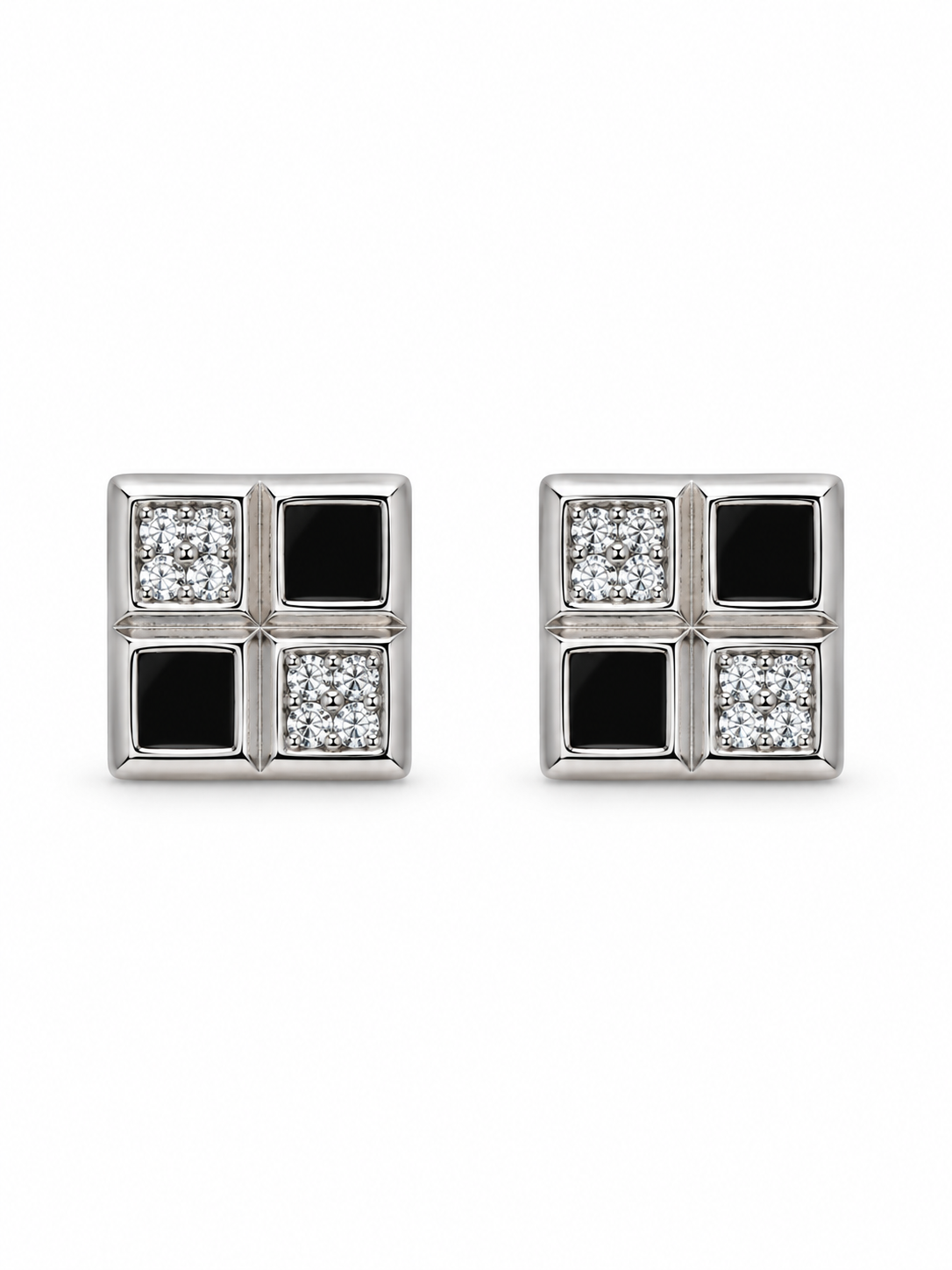 Dice Studded Black Enamel